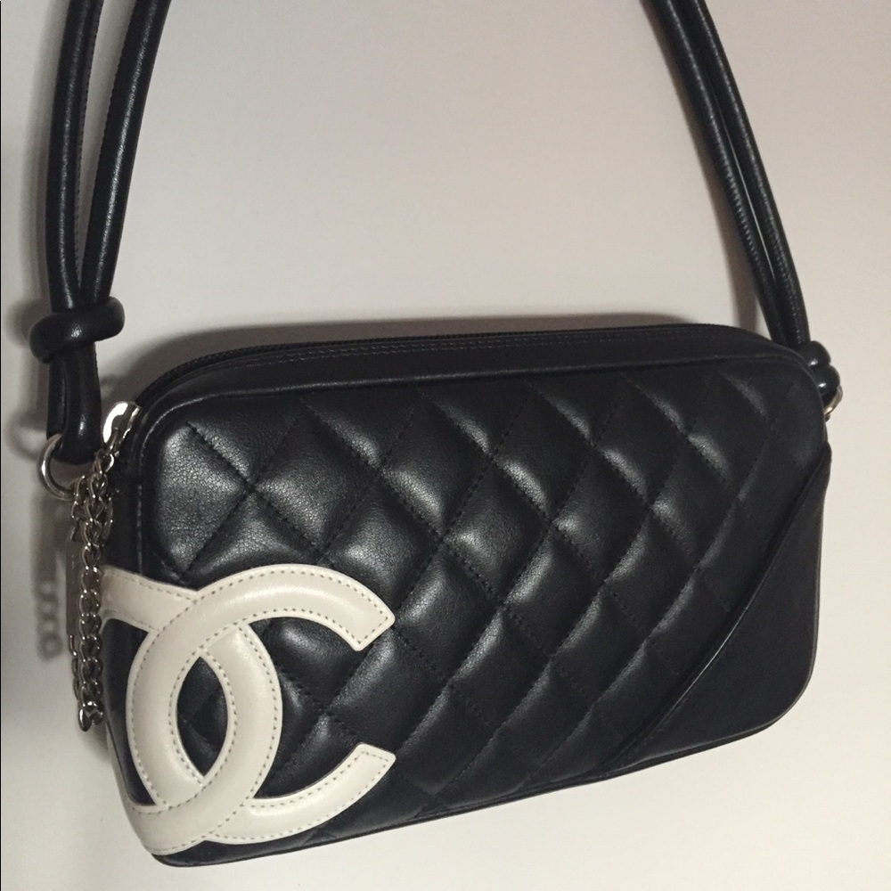 Chanel Cambon Ligne quilted pochette